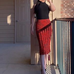 Realisation Par Naomi Skirt in 'Sid' Heart Pattern Size XS